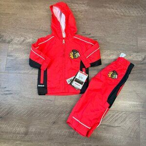 12m Reebok Chicago Blackhawks Face Off Set NWT